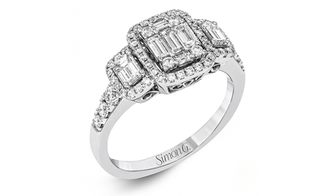 Simon G. Right Hand Ring 18k Gold (White) 1.14 ct Diamond - MR2824-18K