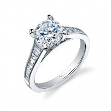 0.66tw Semi-Mount Engagement Ring With 1.50ct Round - sy711 rb